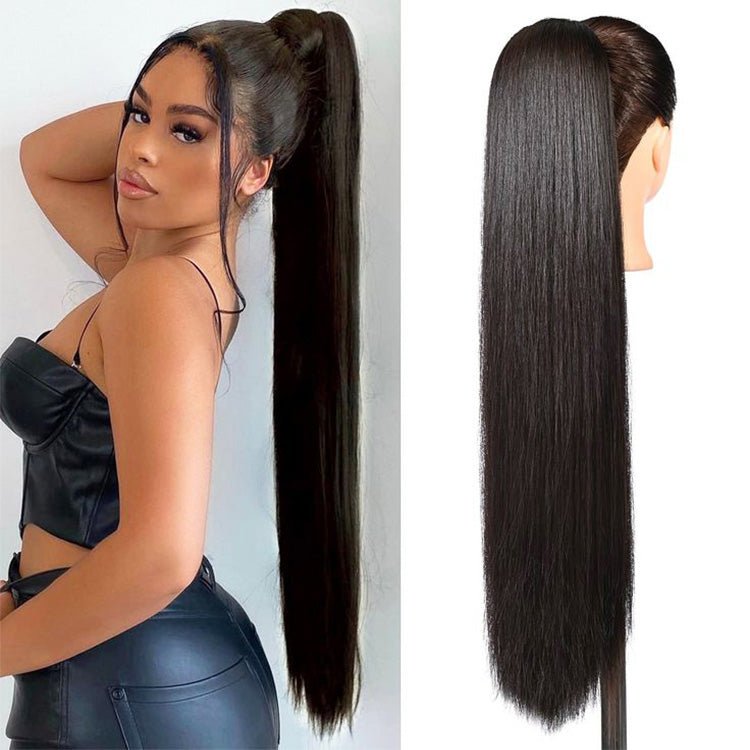 360 Hd Transparent Lace Front Straight Wigs with Baby Hair in Natural Color - Superlovehair